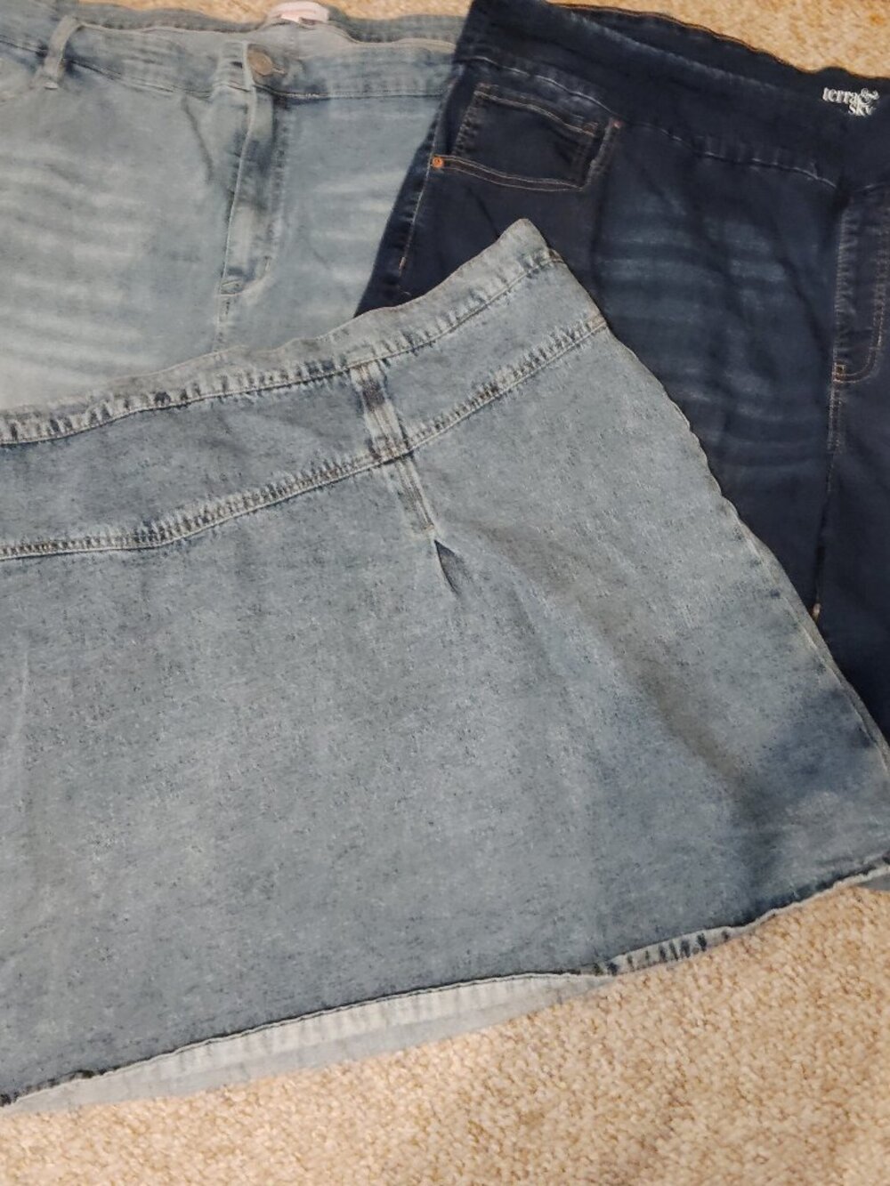 LOT OF WOMENS CLOTHES DENIM SHORTS SHEIN MOLLY & ISADORA~PLUS SIZE 4X 28W-30W
